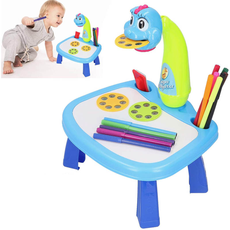 Kids Drawing Projector Table, Bright Colors Detachable Smart Sketcher  Projector For Kids Education 
