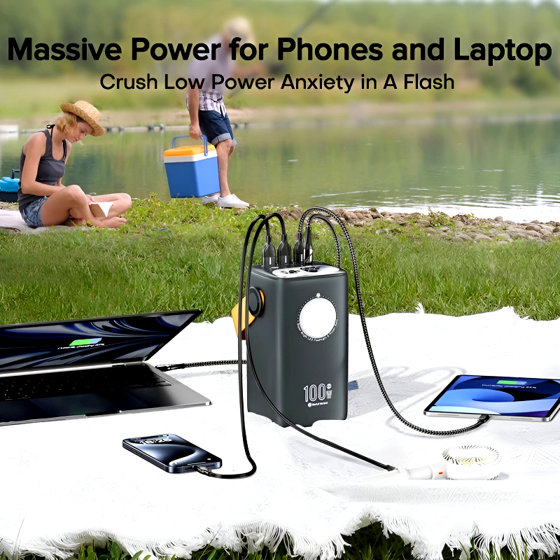 Sovo Spb-662 Mega Series 60,000mah 100w Super Fast Power Bank With Led 