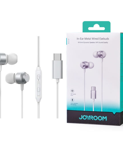 Joyroom TYPE-C EC06 Premium Wired Earphones with HiFi Sound, Comfortable Fit, and Universal Compatibility