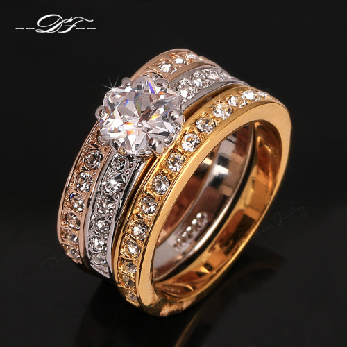 Anti-Allergy-3-Rounds-Cubic-Zirconia-Paved-Engagement-Rings-Sets-Rose-Gold-Color-500x500