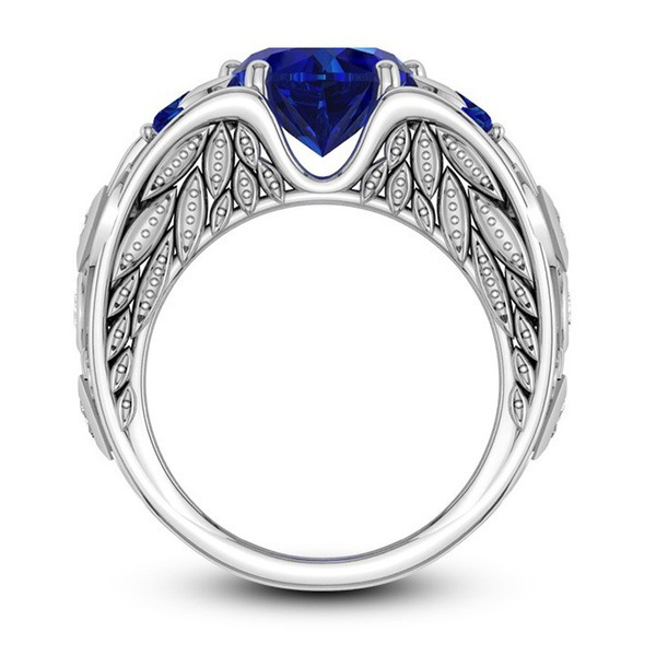 New-Fashion-Silver-Natural-Birthstone-Bride-Wedding-Engagement-Heart-Ring-Delica-descriptionImage17