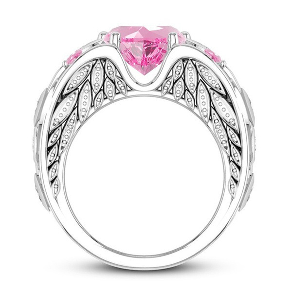 New-Fashion-Silver-Natural-Birthstone-Bride-Wedding-Engagement-Heart-Ring-Delica-descriptionImage21