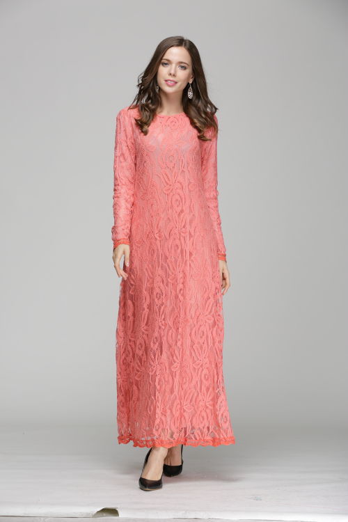 Europe-New-Hot-Fashion-Muslim-Lace-Dress-O-Neck-Women-Long-Sleeve-Ankle-Length-E-descriptionImage19