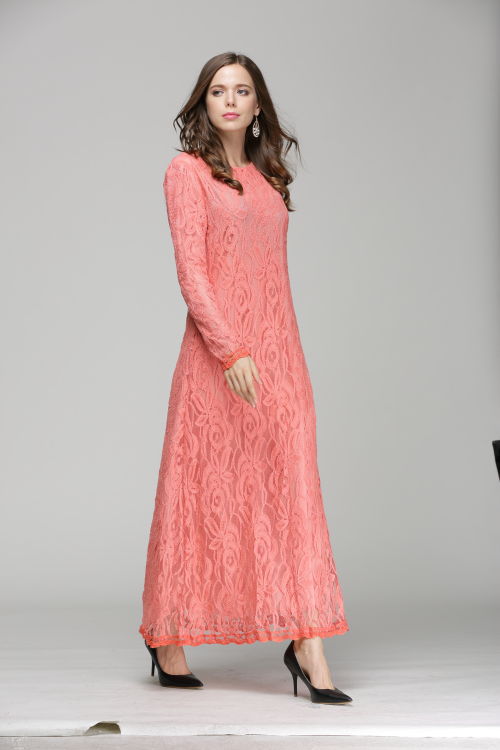 Europe-New-Hot-Fashion-Muslim-Lace-Dress-O-Neck-Women-Long-Sleeve-Ankle-Length-E-descriptionImage20