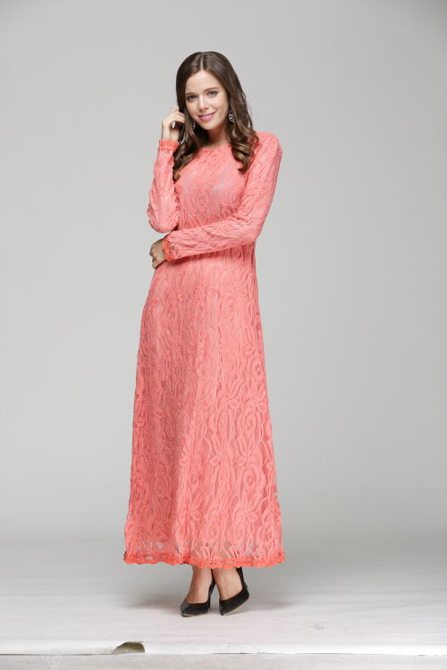 Europe-New-Hot-Fashion-Muslim-Lace-Dress-O-Neck-Women-Long-Sleeve-Ankle-Length-E-descriptionImage23