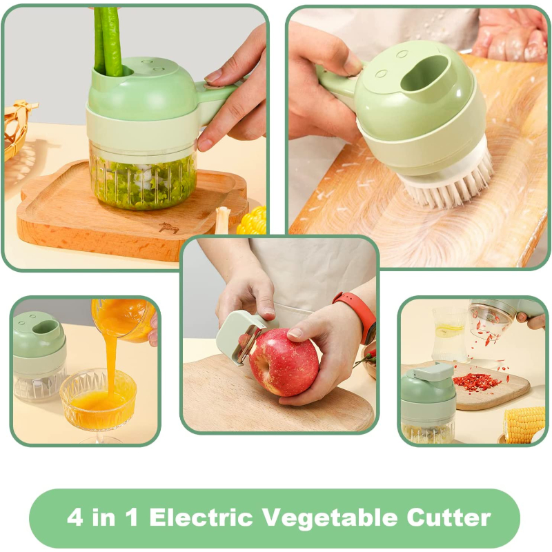 electric handheld cooking hammer vegetable cutter set electric food