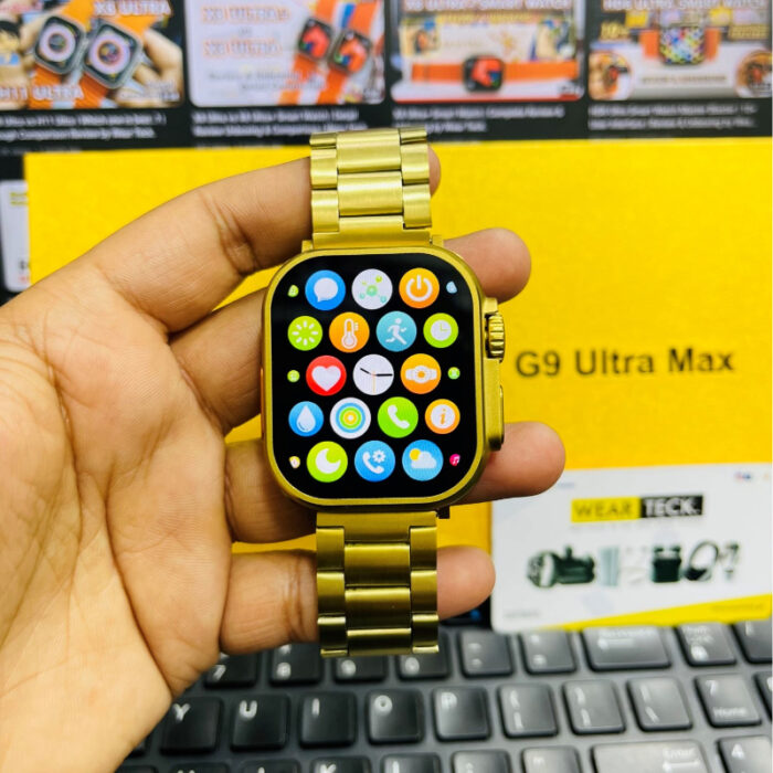 Haino Teko G9 Ultra Max 1.92 Inches Display Golden Edition Smart Watch - Dropshipper & Wholesaler in Pakistan with Largest Inventory & Products Range - Biggest Platform for Resellers