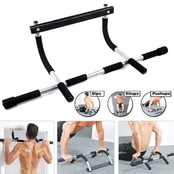 Newly Iron Gym Pull Up Sit Up Door Bar Portable Chin-Up For Upper Body ...