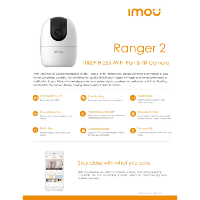Cámara IMOU Ranger 2-D WIFI 2MP – MarBol System