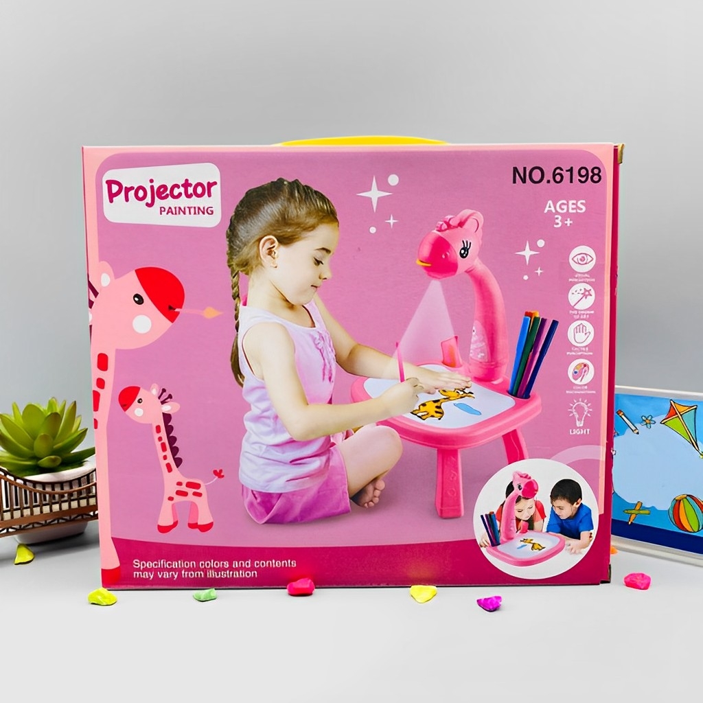 Kids Drawing Projector Table, Bright Colors Detachable Smart Sketcher  Projector For Kids Education 