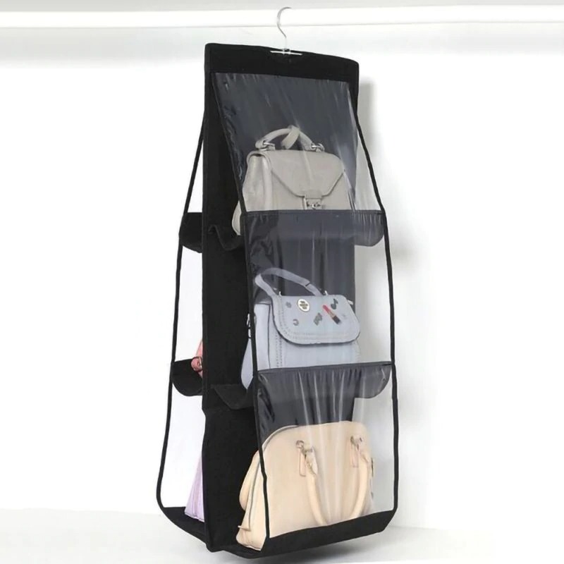 Thick Double-Sided Six Grid Storage Bag Multi Functional Hanging Bag ...